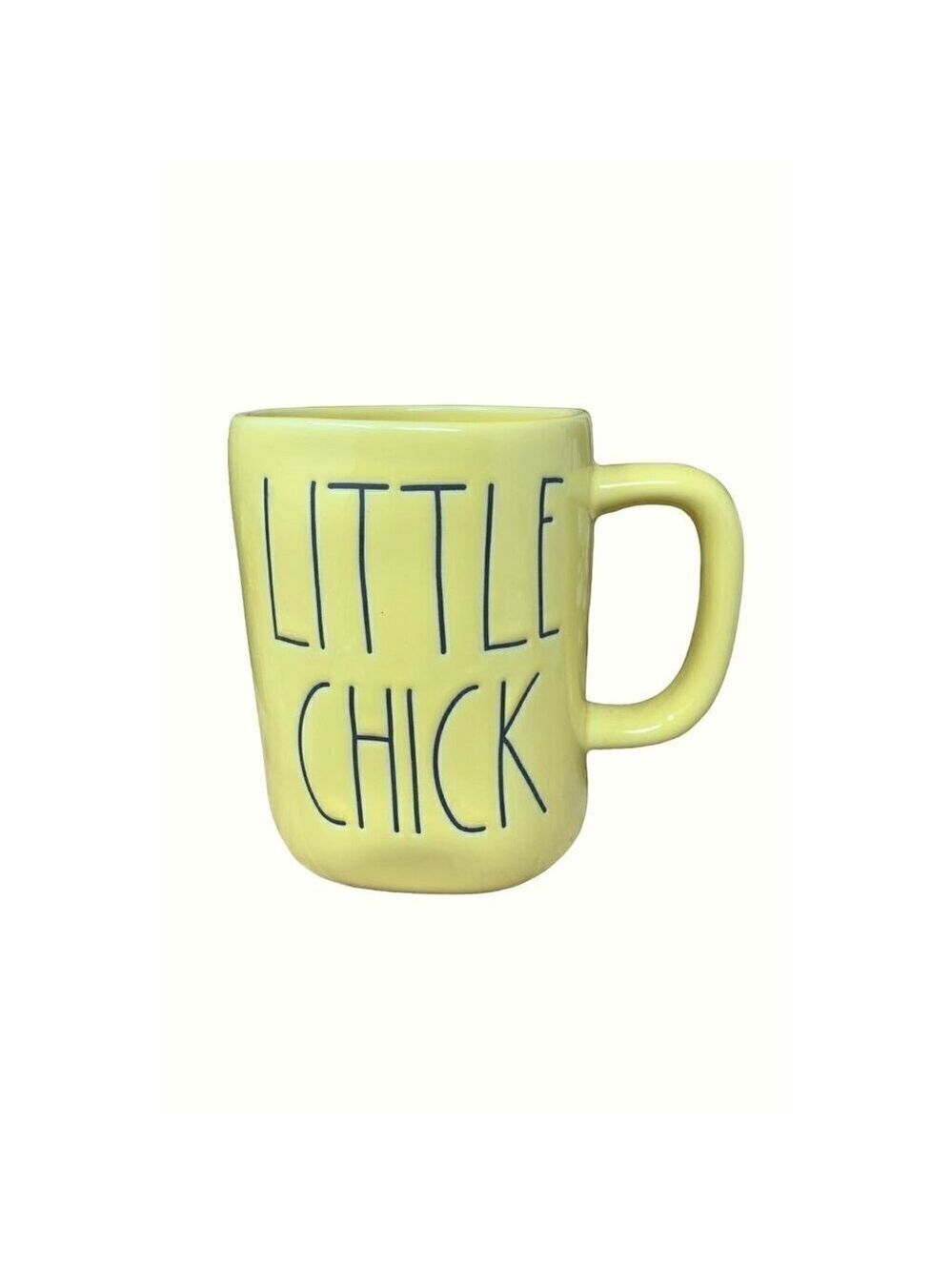 Rae Dunn LITTLE CHICK  Mug Ceramic Coffee Cup Magenta Gift Holiday Spring Yellow